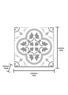 Remy Floor Tiles - dimensions