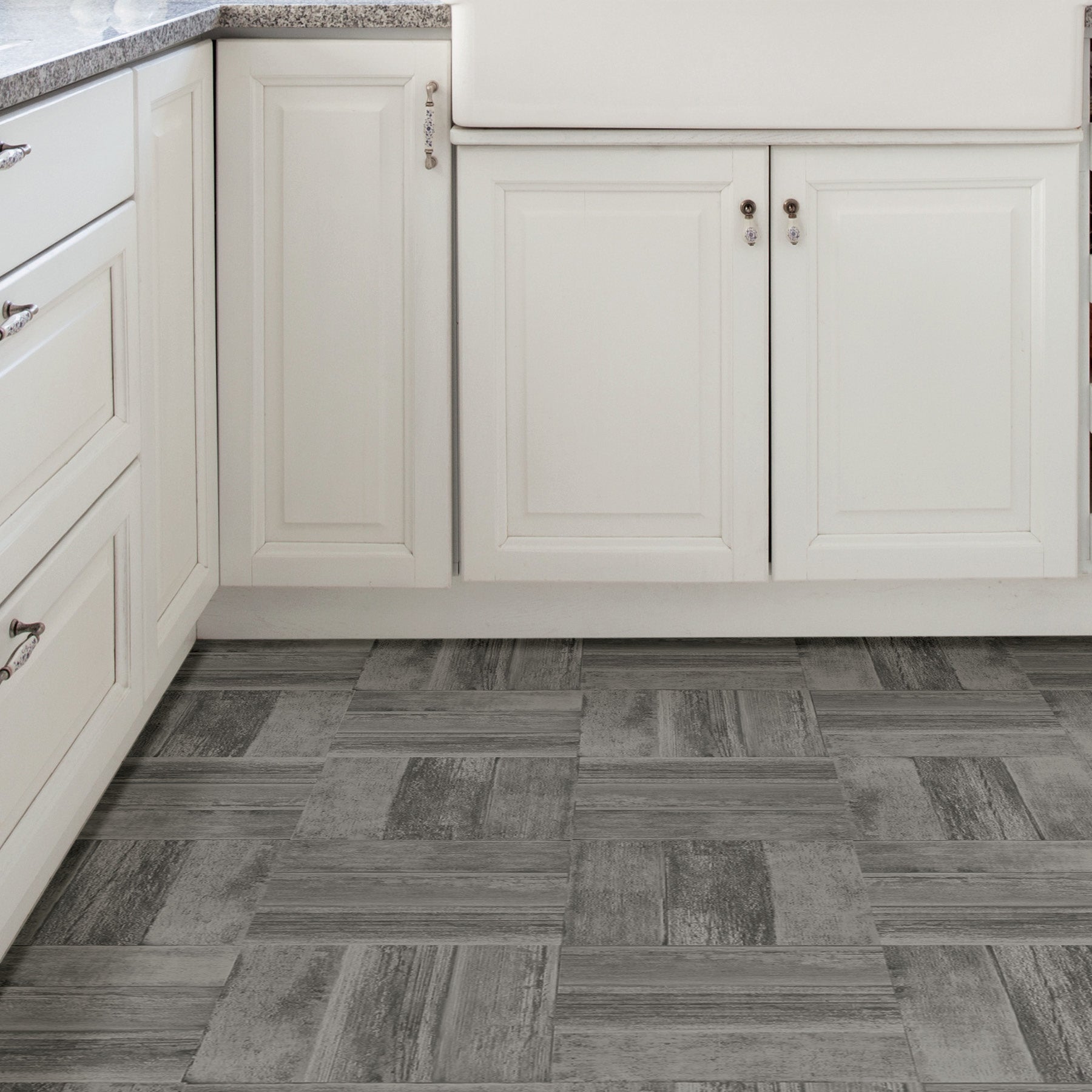 Vanleer Floor Tiles in a room setting