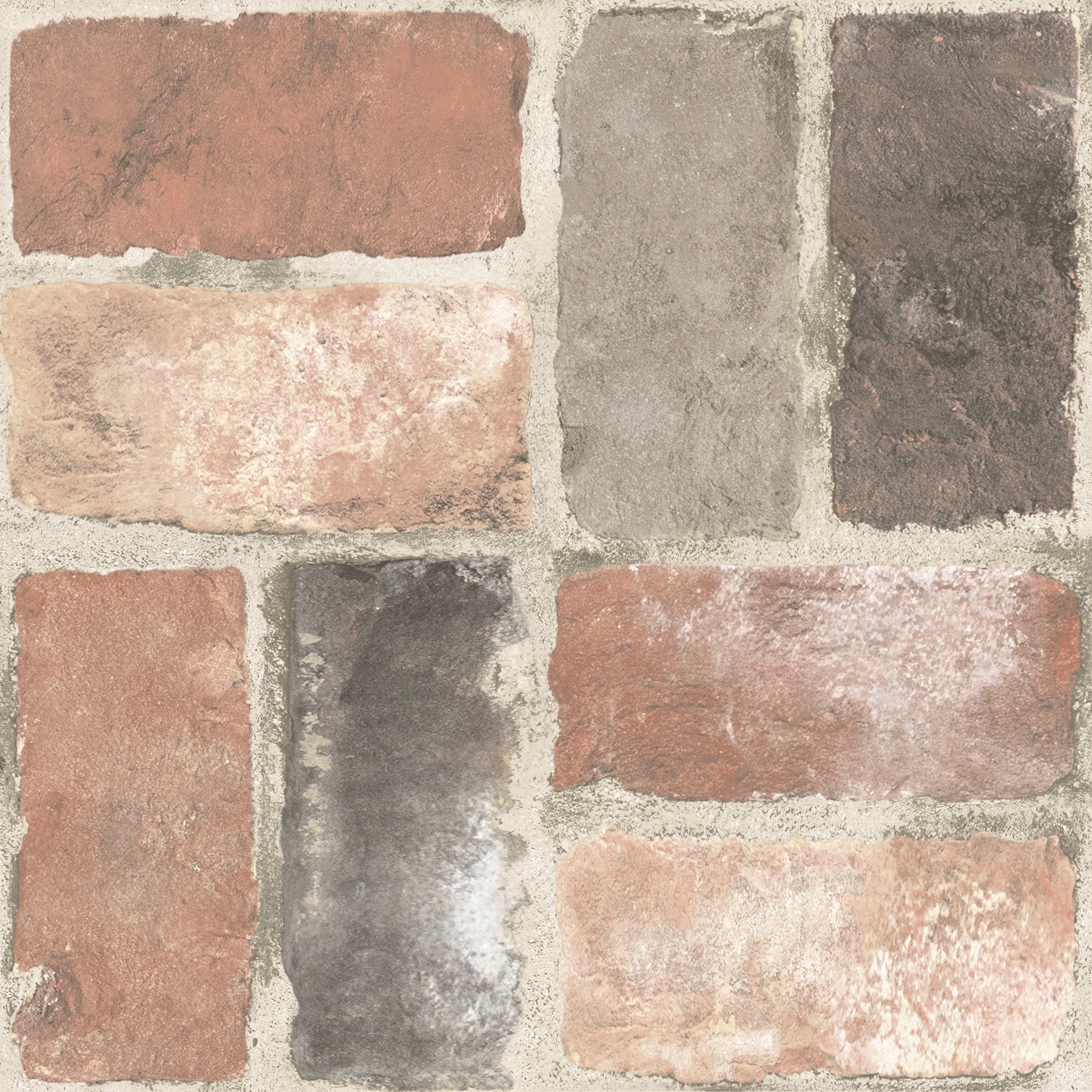 Harvard Brick Floor Tiles by WallPops