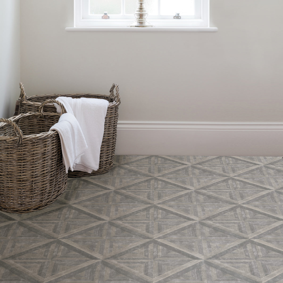 Townhouse Floor Tiles in a room setting