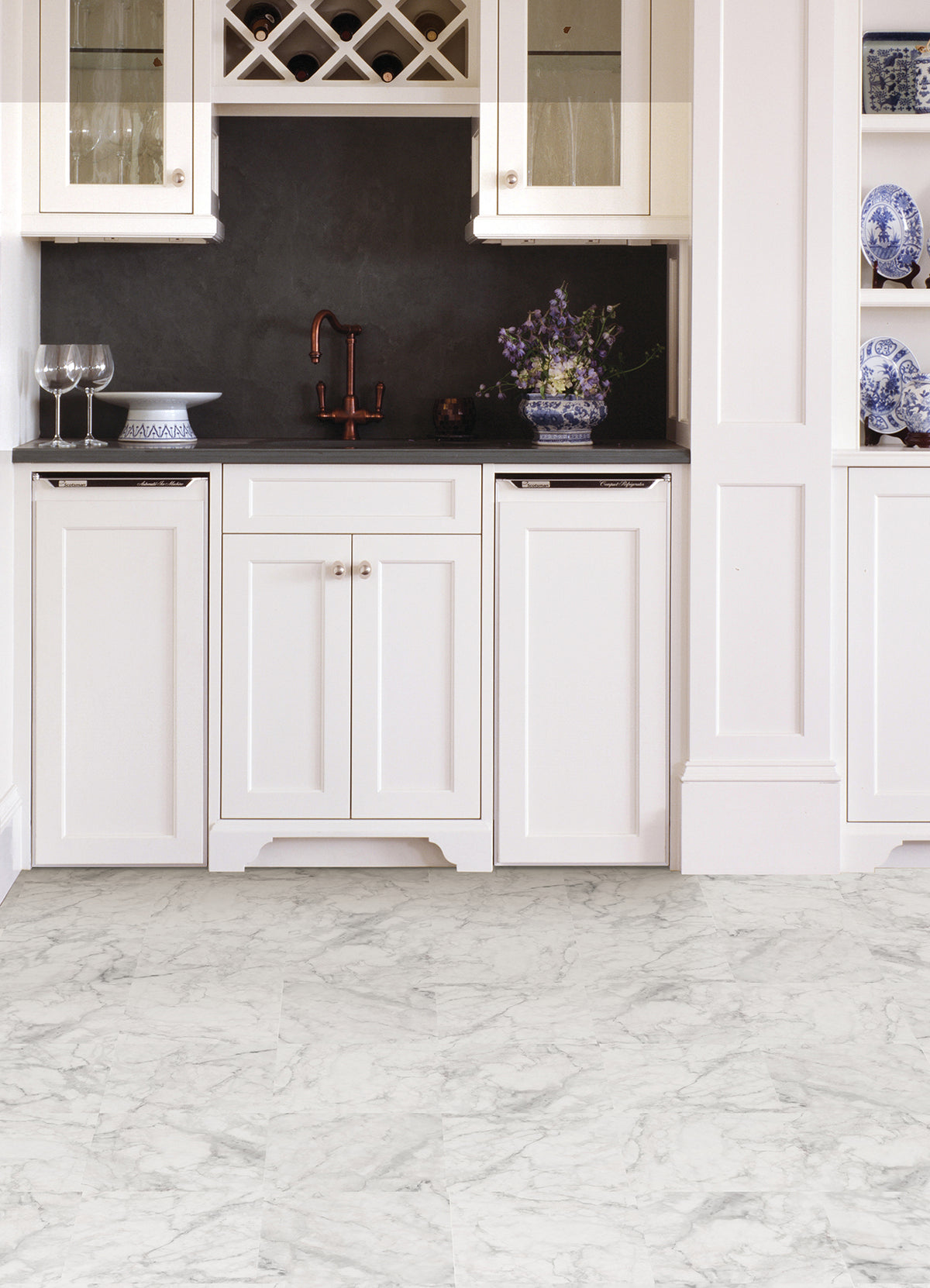 Cameron Floor Tiles in a room setting