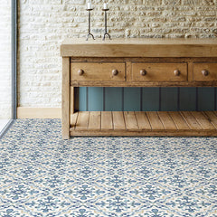 Tuscan Floor Tiles in a room setting