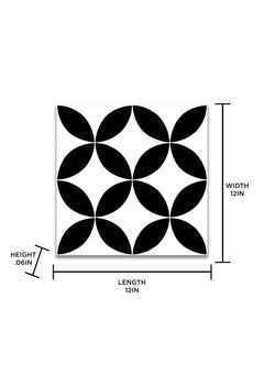 Starlight Floor Tiles - dimensions