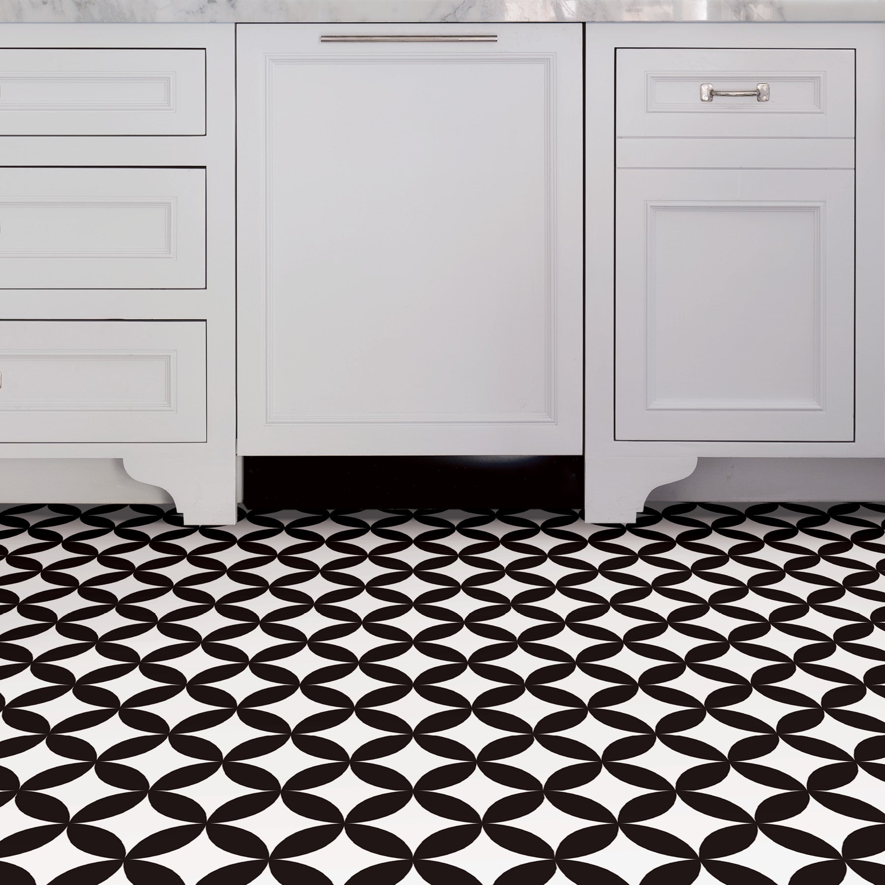 Starlight Floor Tiles in a room setting