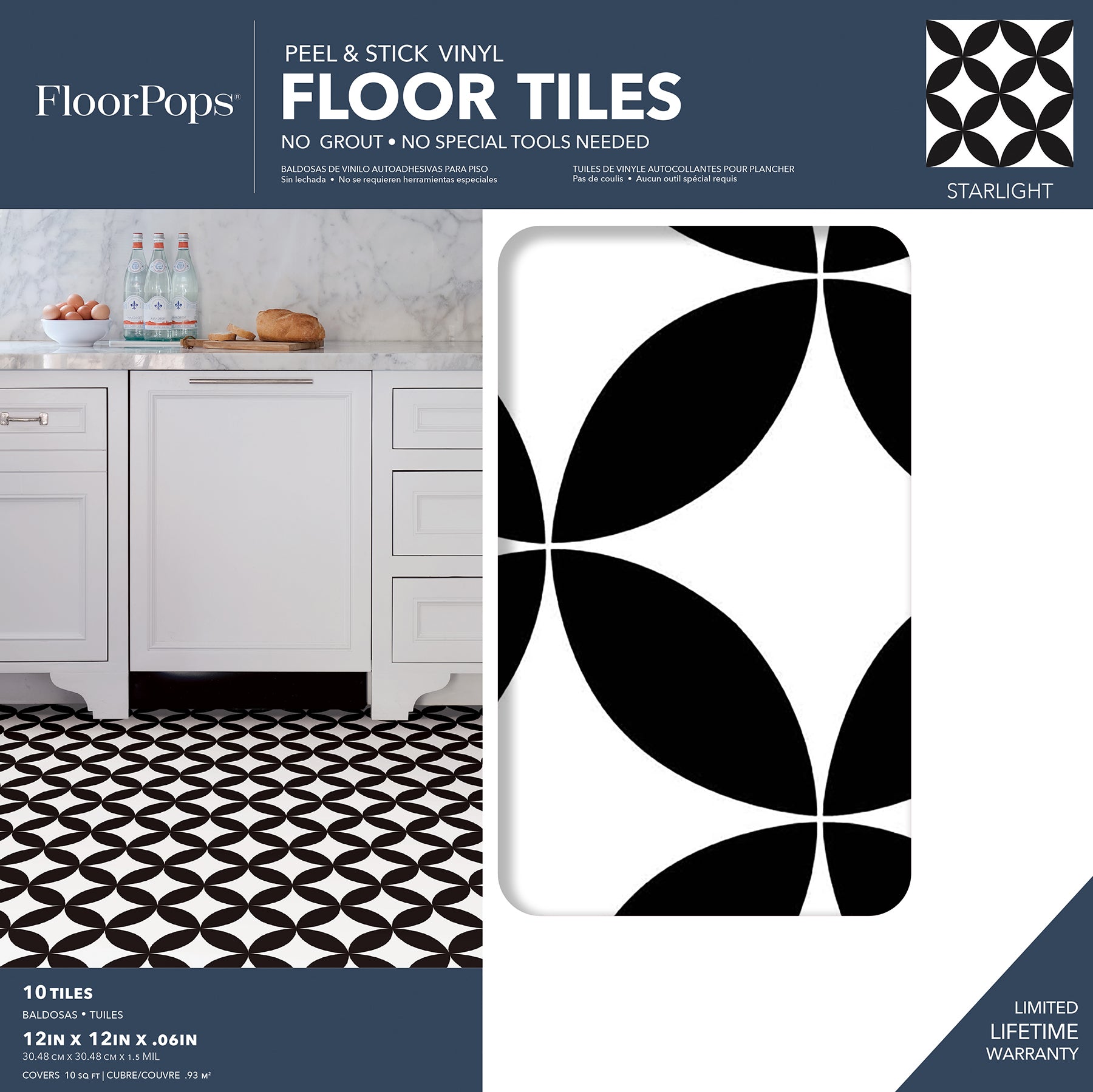 Starlight Floor Tiles - packaging