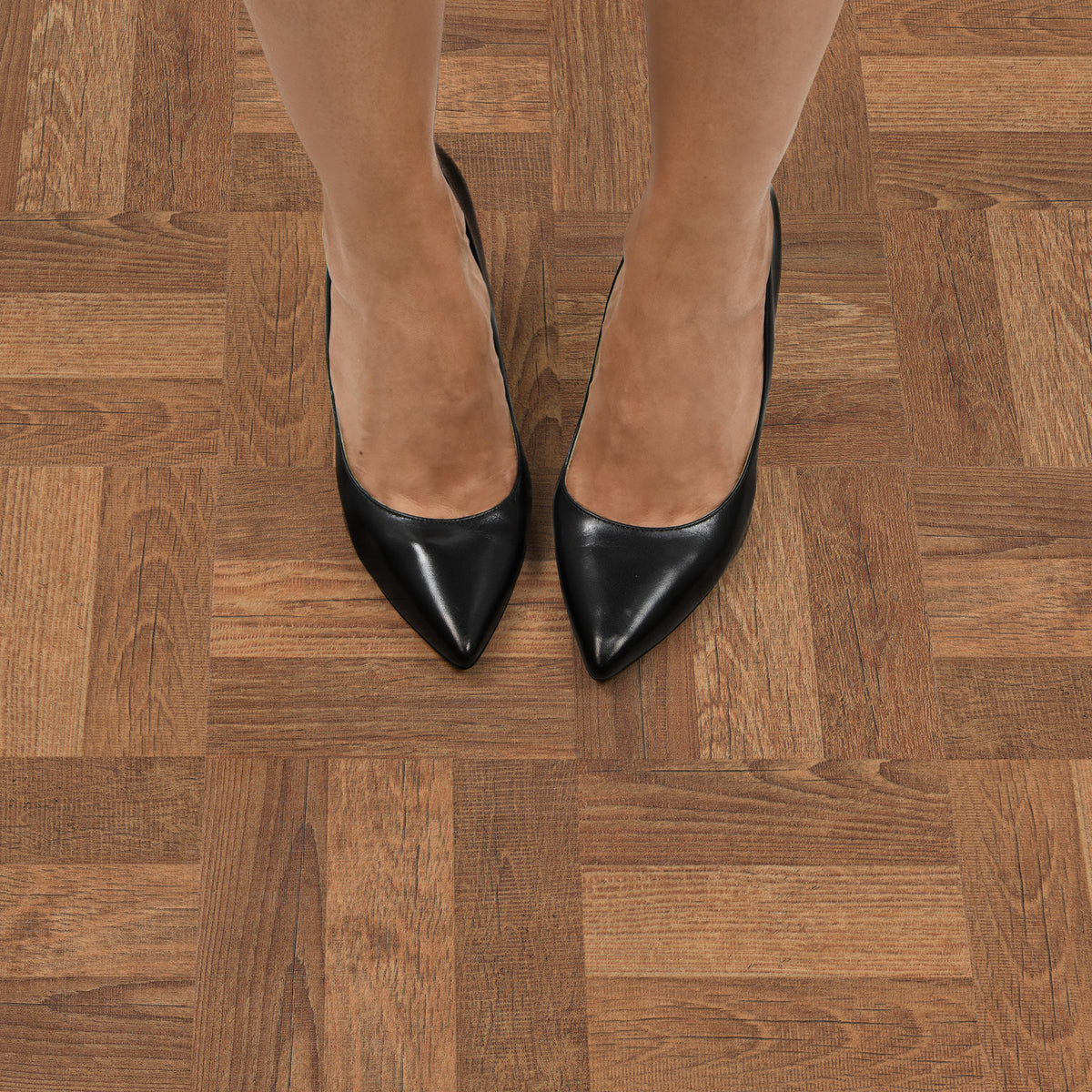 Parquet Floor Tiles in a room setting