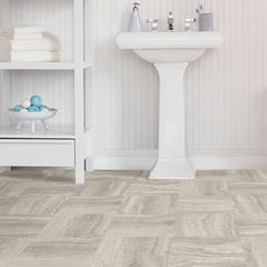 Platinum Floor Tiles in a room setting