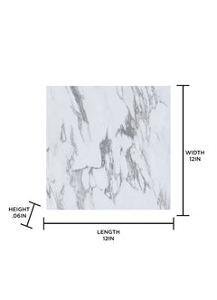 Opaline Floor Tiles - dimensions