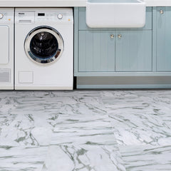 Opaline Floor Tiles in a room setting