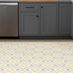Isosceles Floor Tiles in a room setting