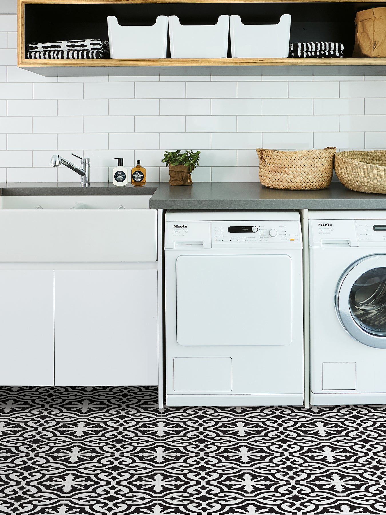Parma Floor Tiles in a room setting