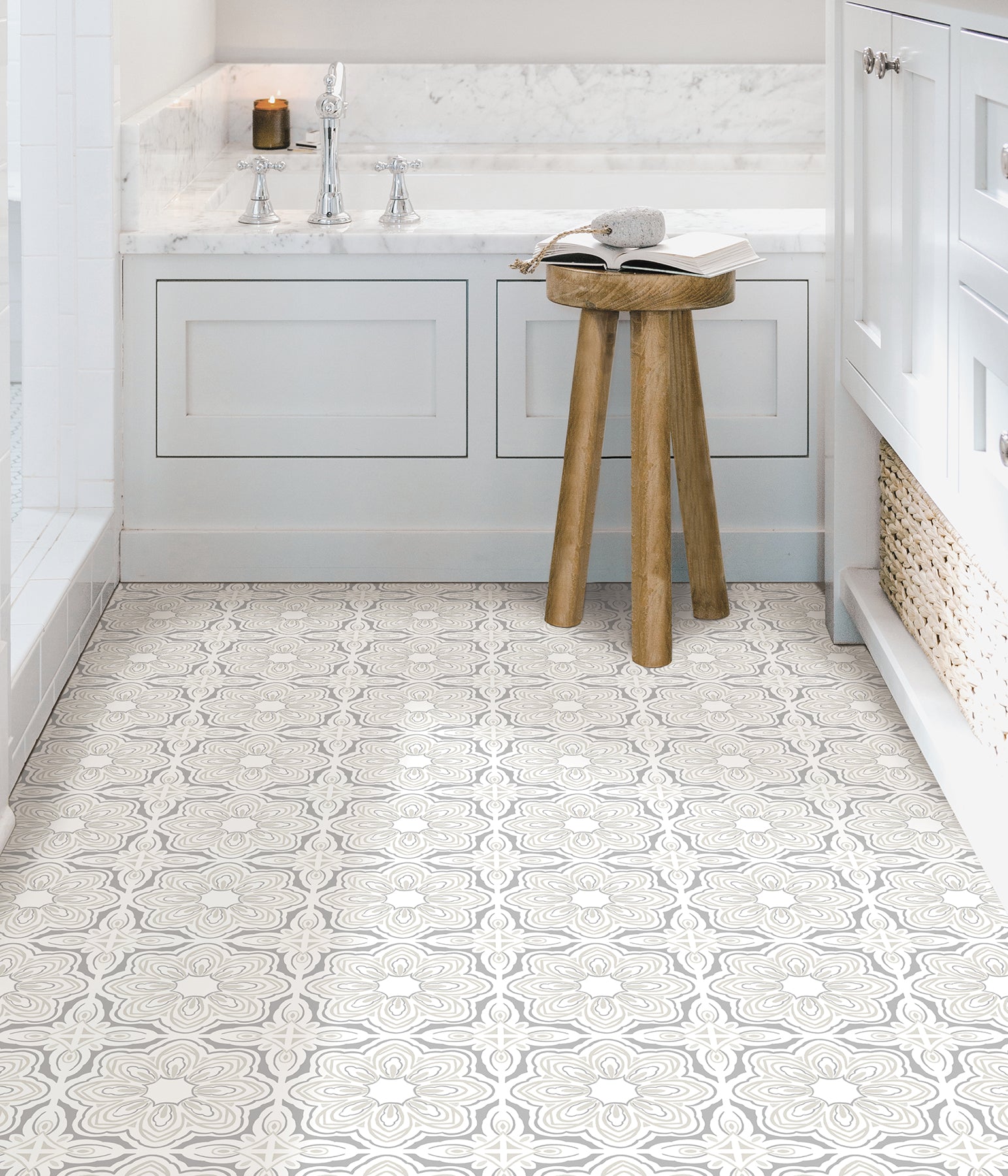 Marshall Floor Tiles in a room setting