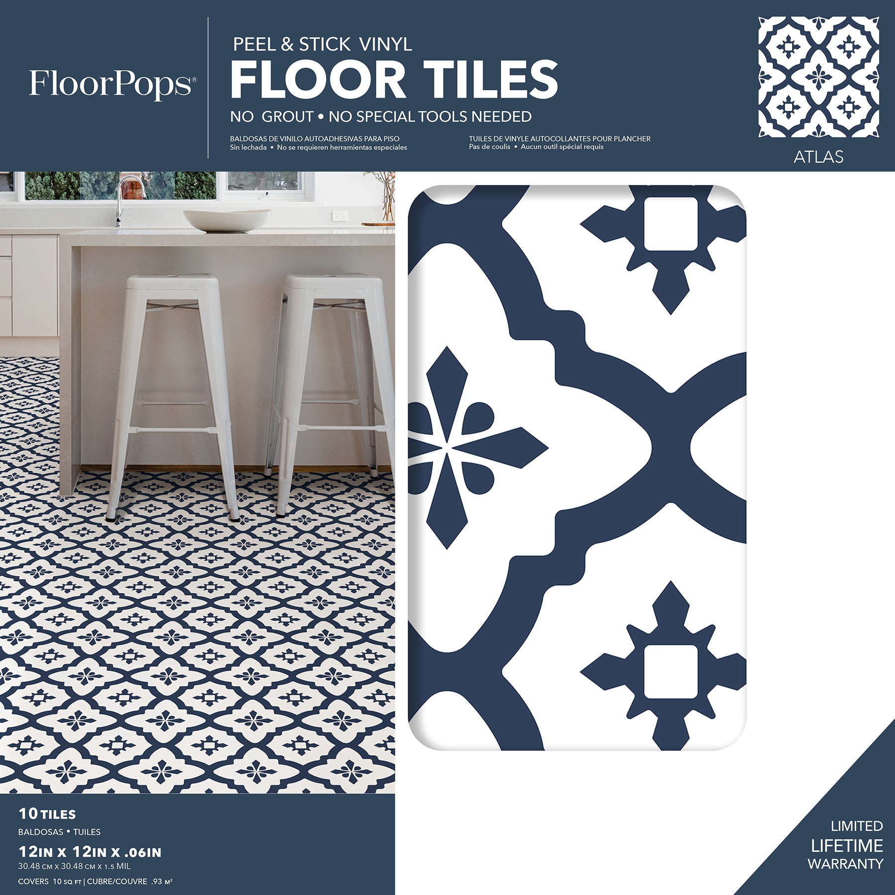 Atlas Floor Tiles - packaging