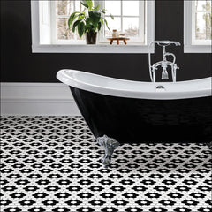 Biscotto Floor Tiles in a room setting