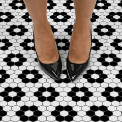 Biscotto Floor Tiles in a room setting