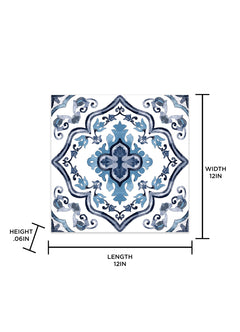 Marrakesh Floor Tiles - dimensions