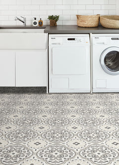 Massimo Floor Tiles in a room setting