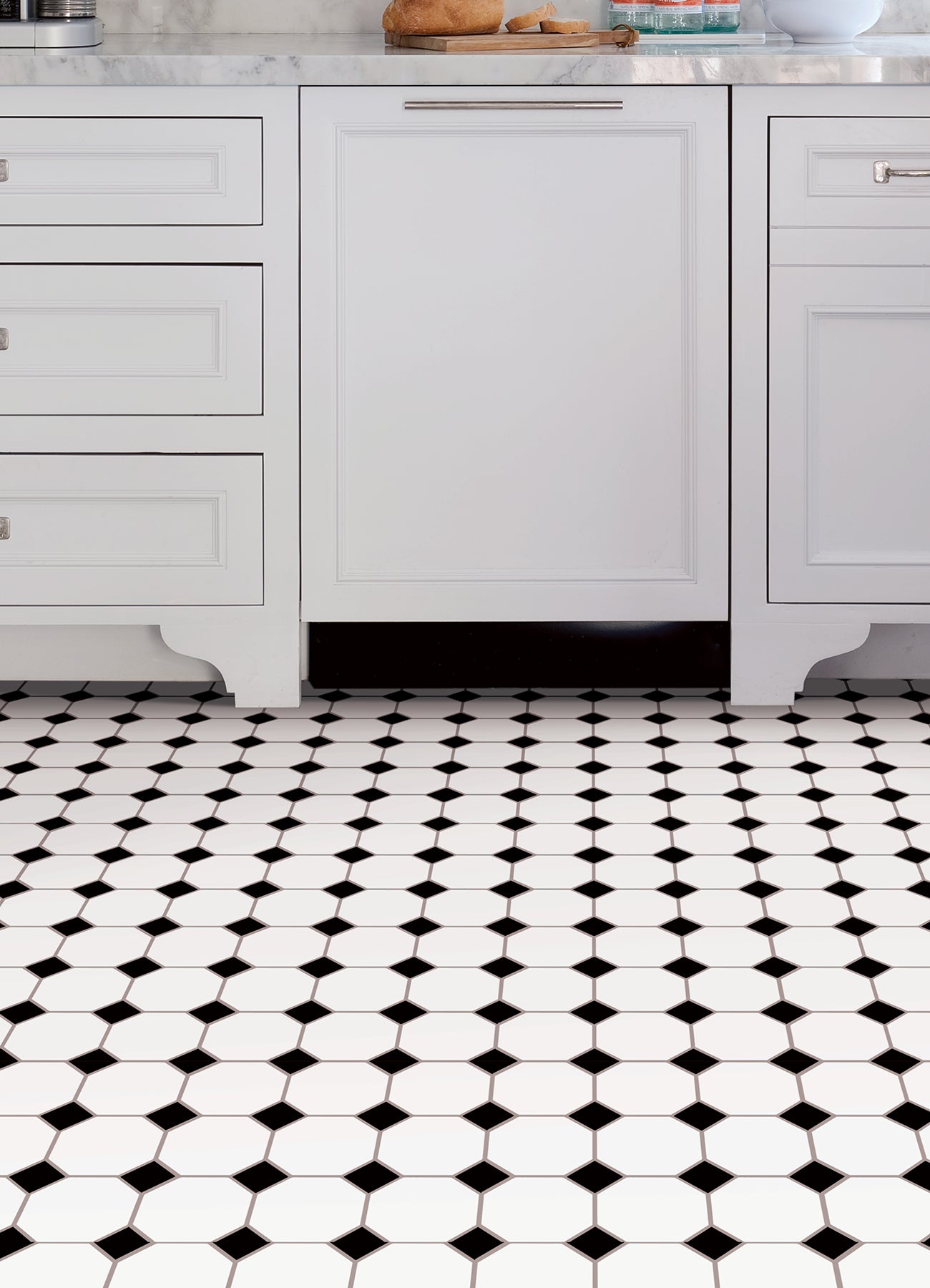 Hudson Floor Tiles in a room setting