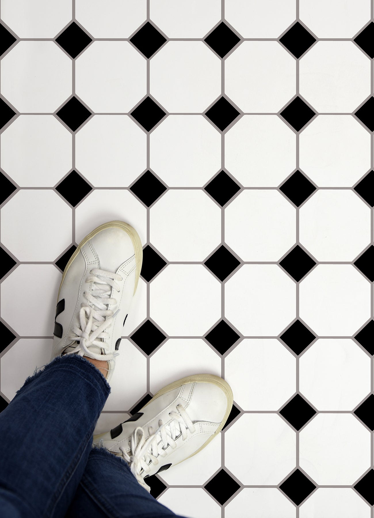 Hudson Floor Tiles in a room setting