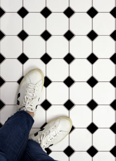 Hudson Floor Tiles in a room setting