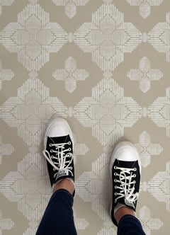 Sullivan Floor Tiles in a room setting