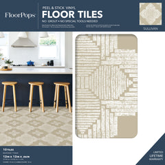Sullivan Floor Tiles - packaging