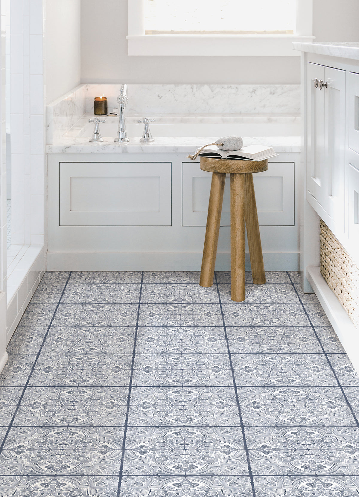 Hastings Floor Tiles in a room setting