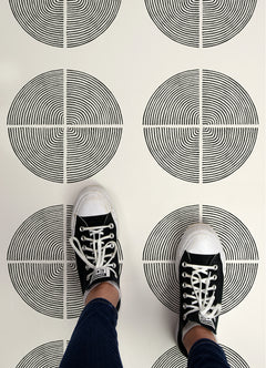 Luminary Floor Tiles in a room setting
