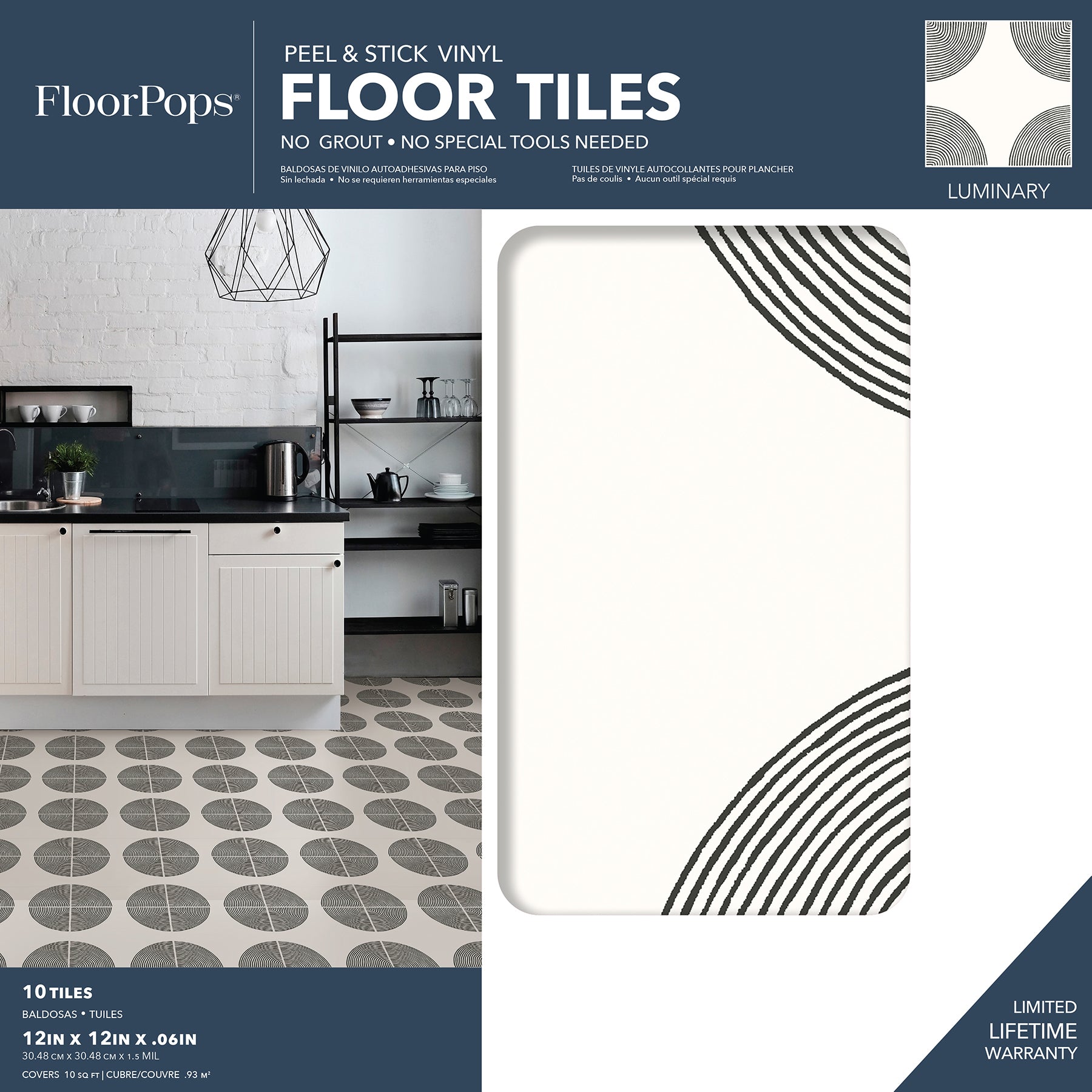 Luminary Floor Tiles - packaging