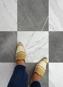 Marble Bonneville Floor Tiles in a room setting