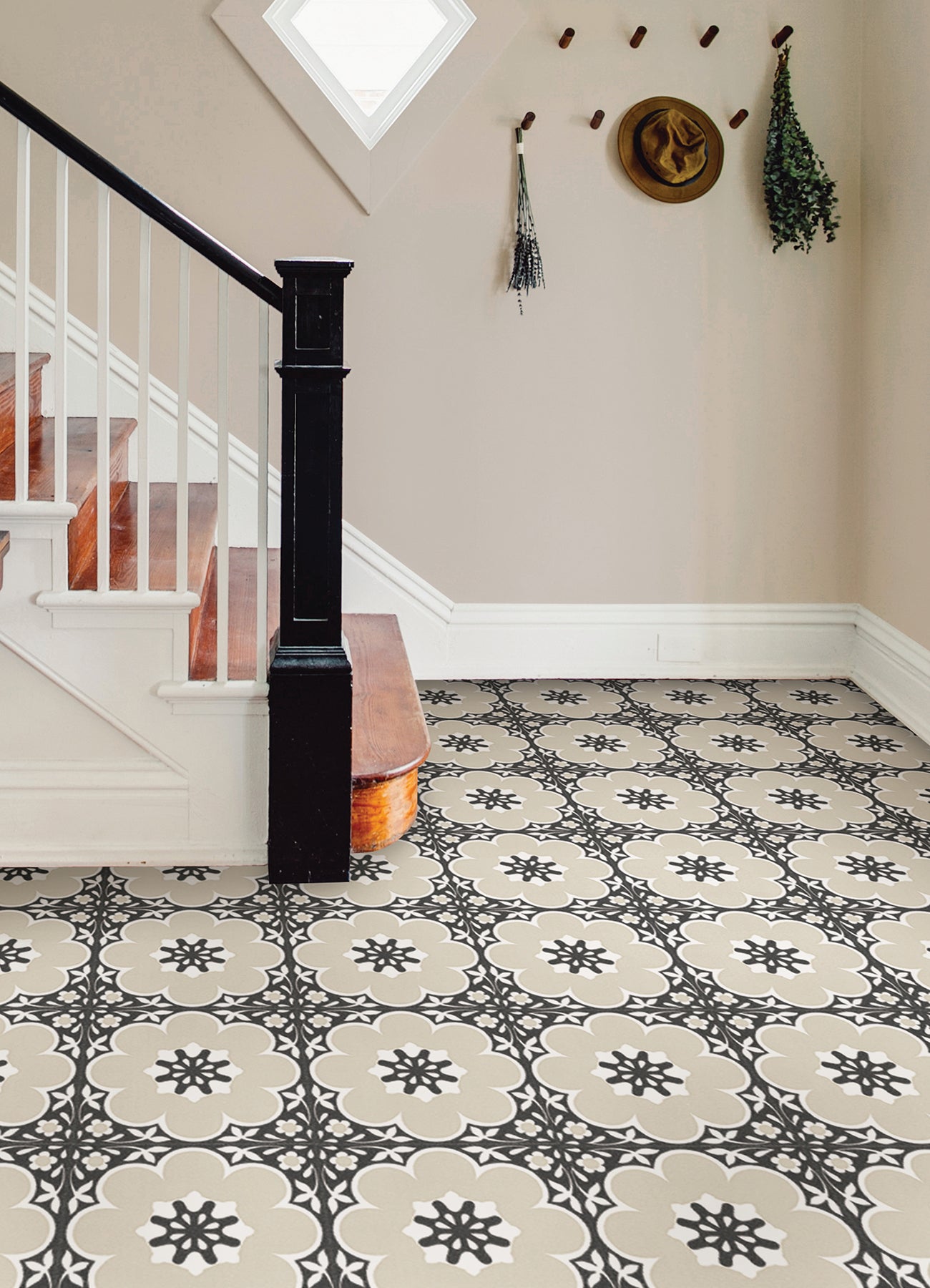 Daphne Floor Tiles in a room setting