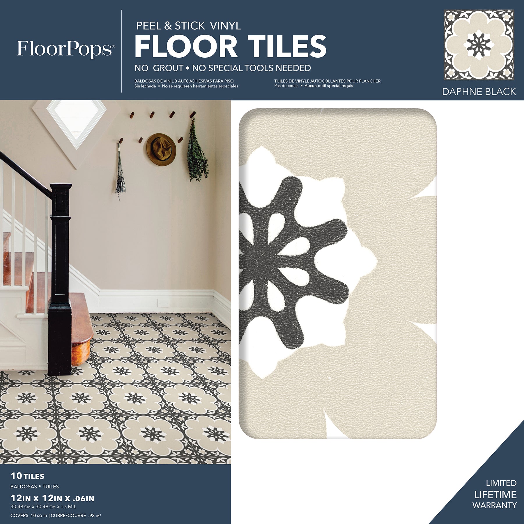 Daphne Floor Tiles - packaging