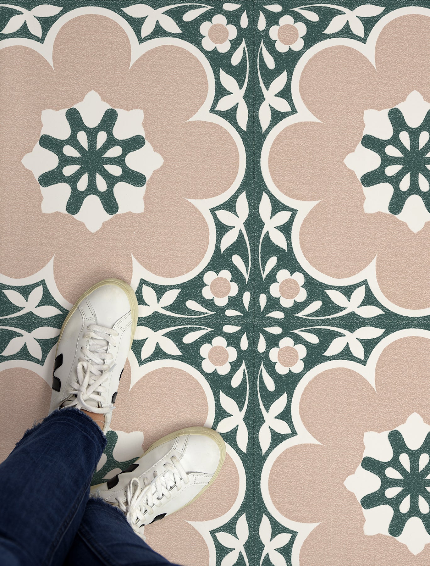 Daphne Floor Tiles in a room setting