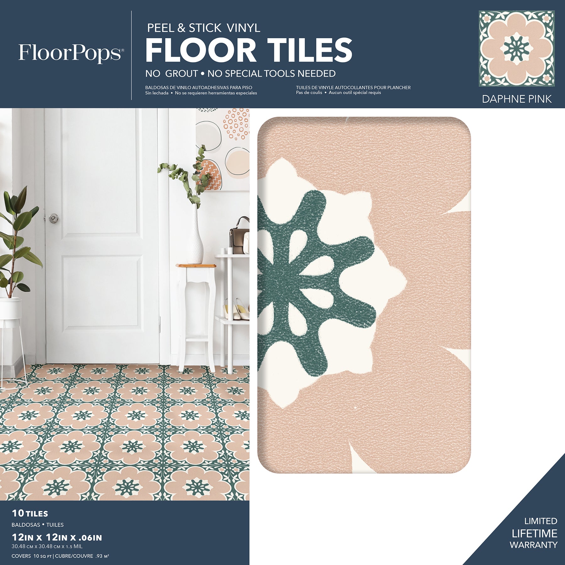 Daphne Floor Tiles - packaging
