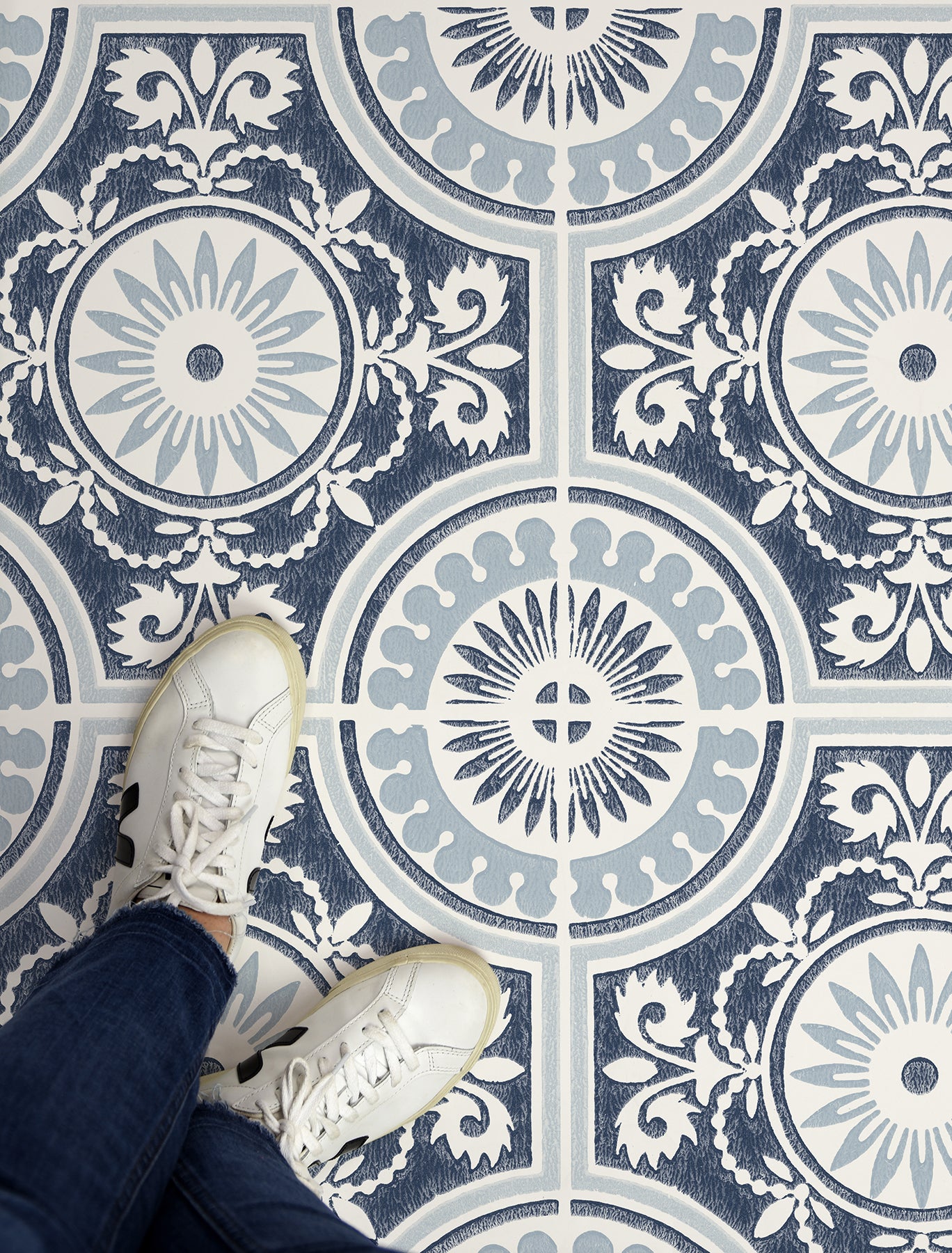 Ezra Floor Tiles in a room setting