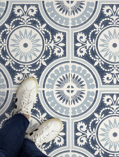 Ezra Floor Tiles in a room setting