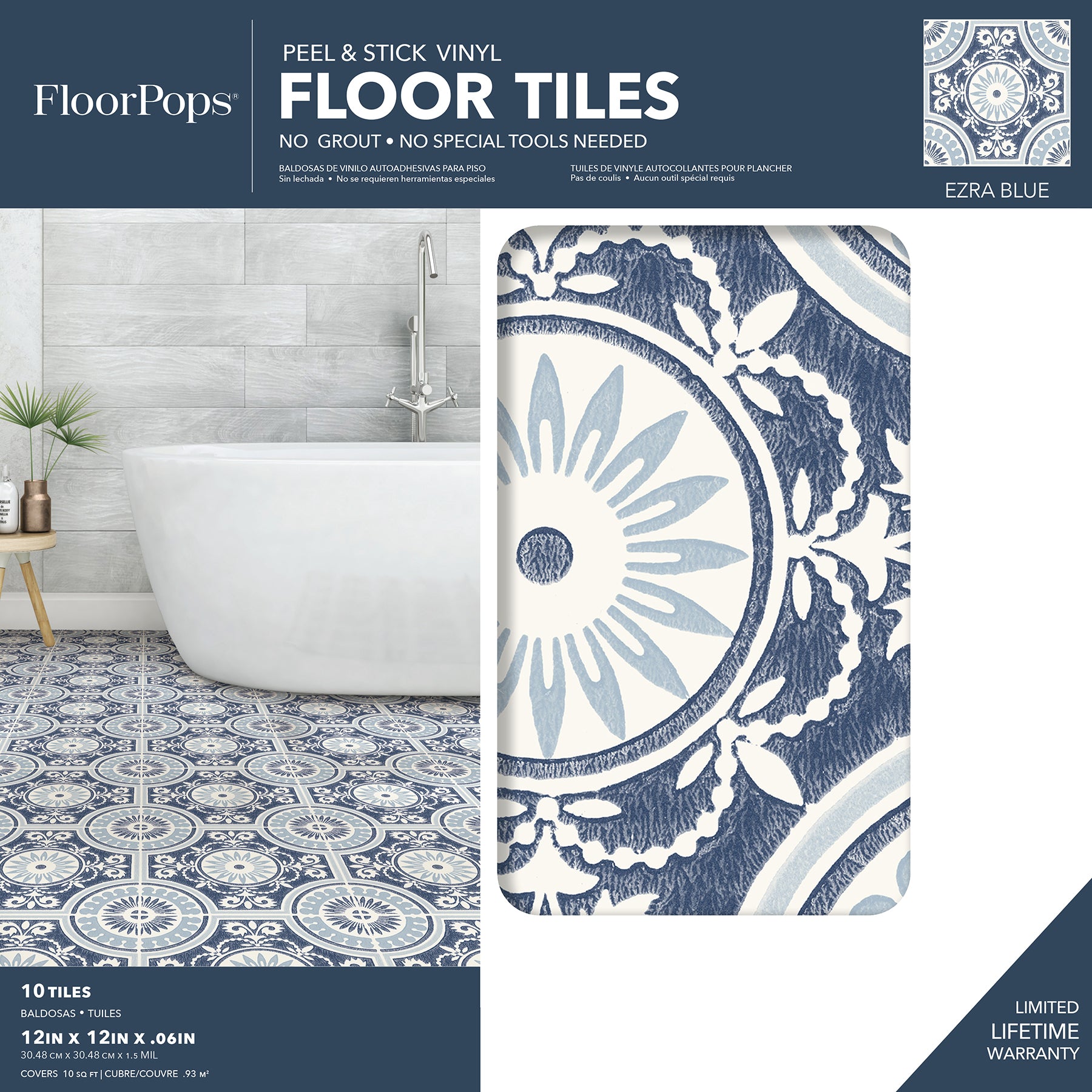Ezra Floor Tiles - packaging