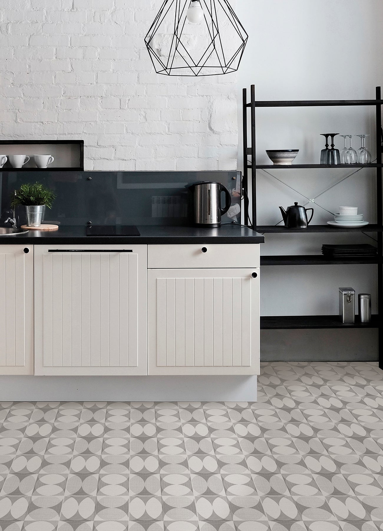 Norma Floor Tiles in a room setting