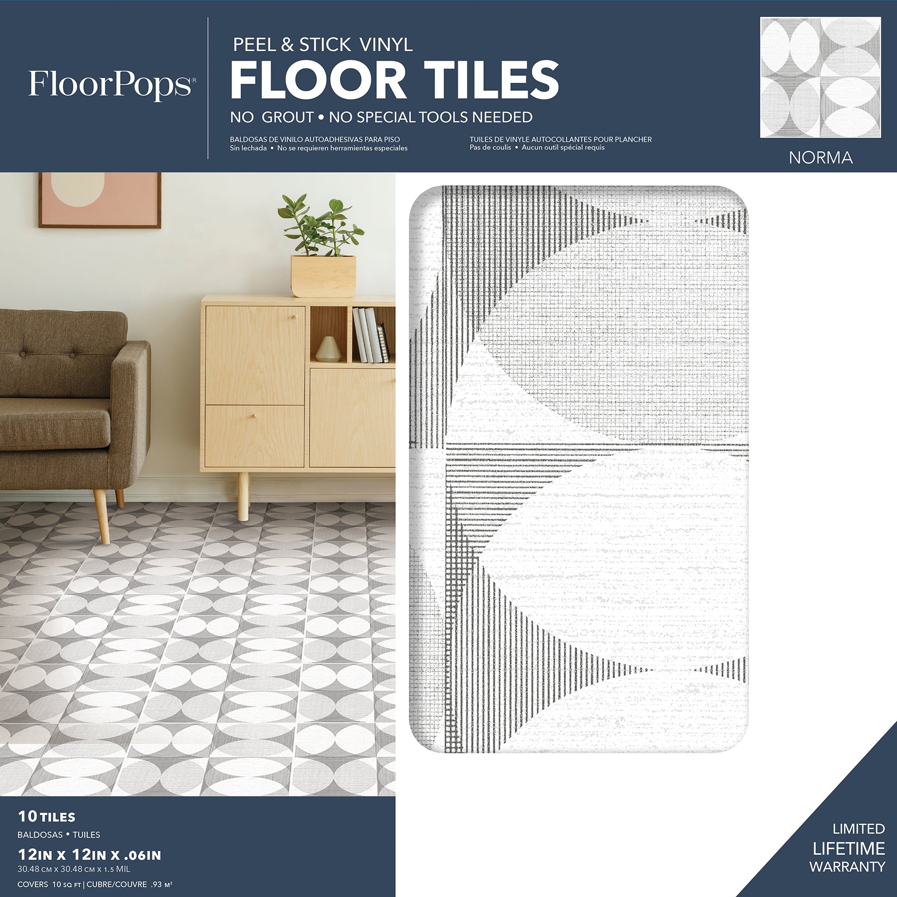 Norma Floor Tiles - packaging