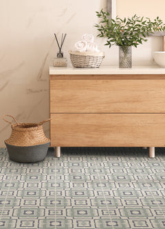 Posey Floor Tiles in a room setting