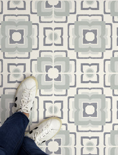 Posey Floor Tiles in a room setting