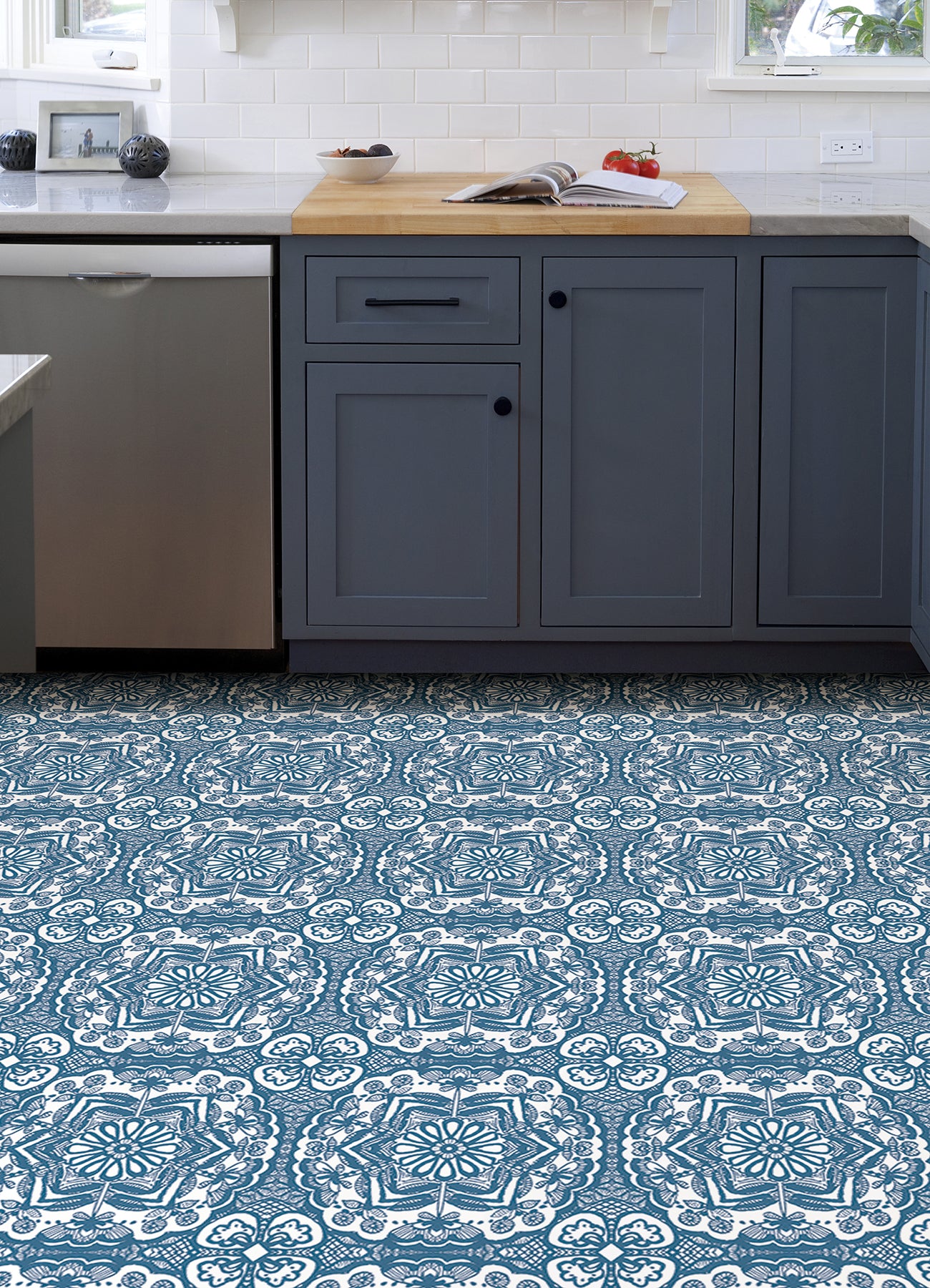 Erina Floor Tiles in a room setting