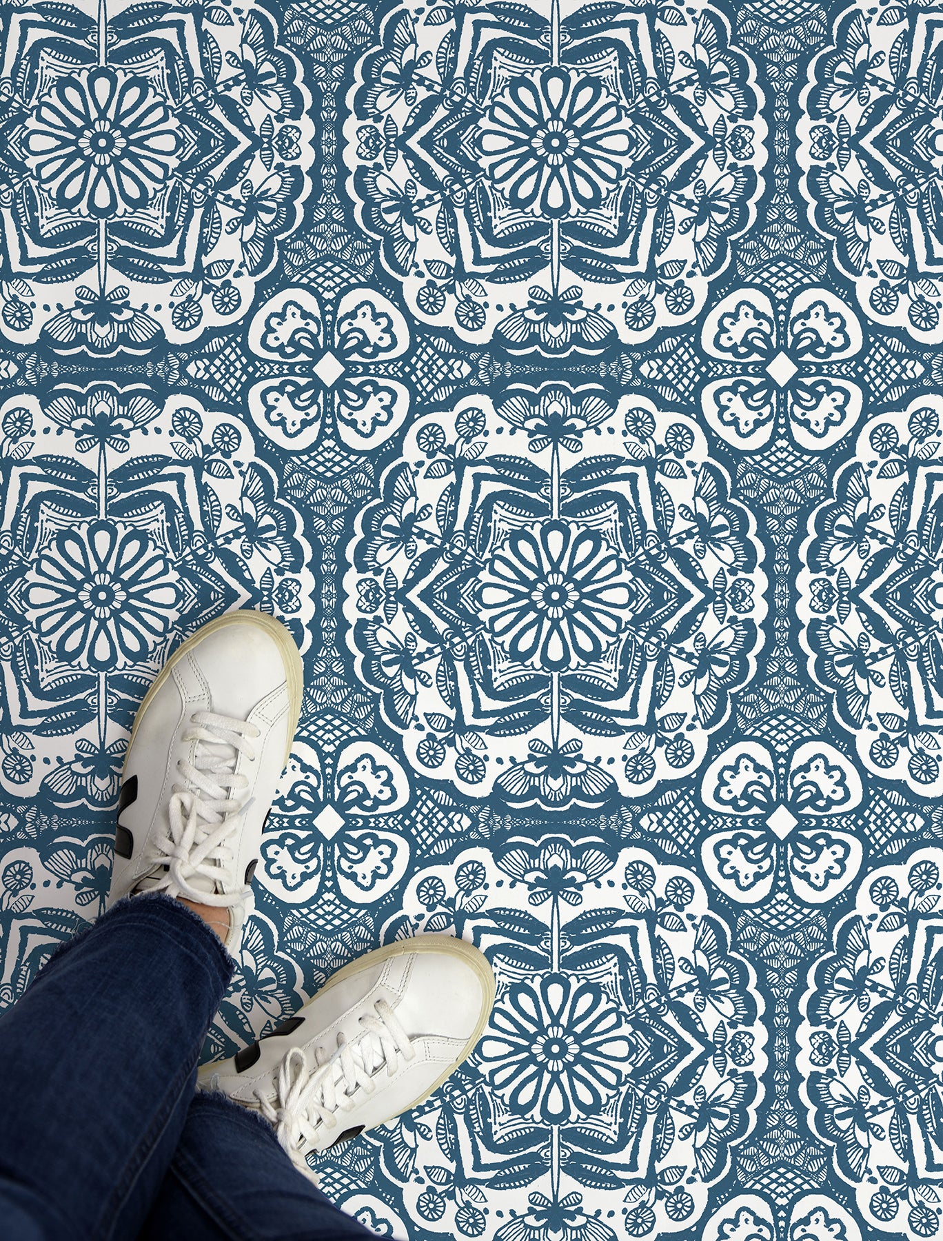 Erina Floor Tiles in a room setting