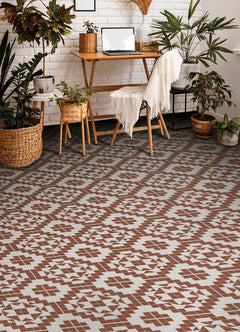 Matias Floor Tiles in a room setting