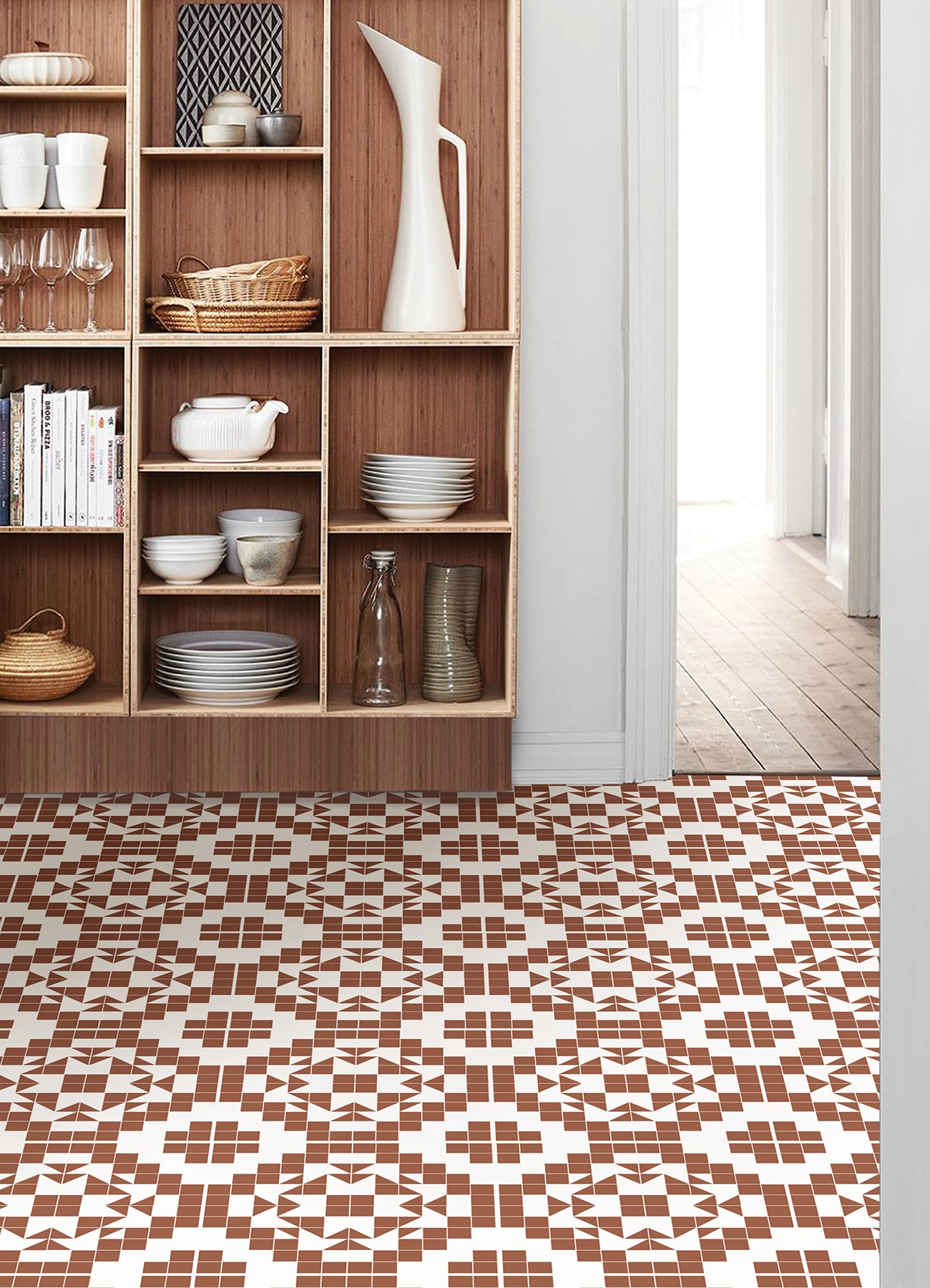 Matias Floor Tiles in a room setting
