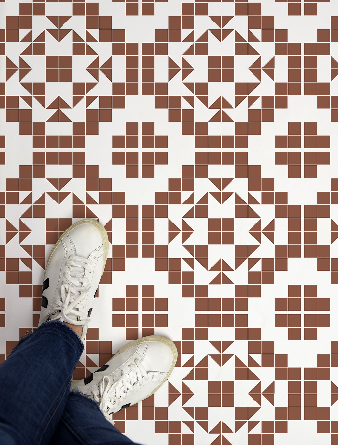 Matias Floor Tiles in a room setting