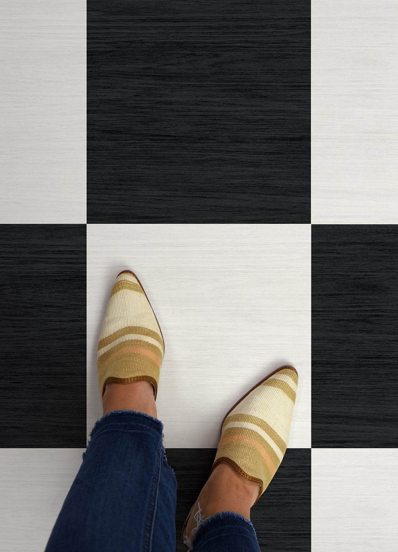 Lawrence Floor Tiles in a room setting