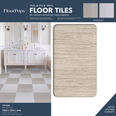 Kinsley Floor Tiles - packaging