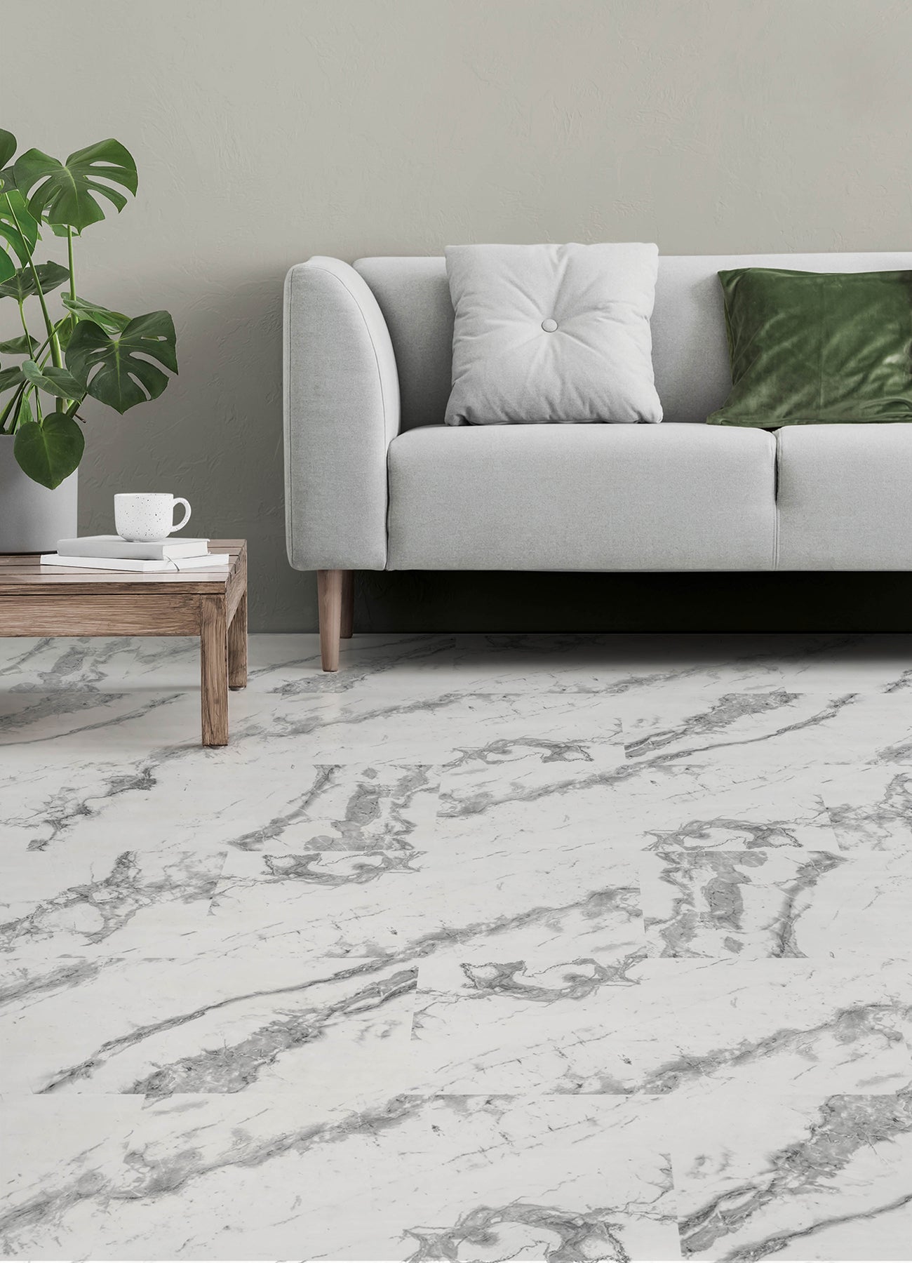 Piazza Floor Tiles in a room setting