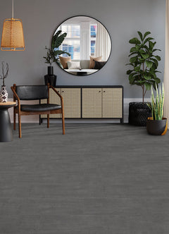 Quarry Floor Tiles in a room setting